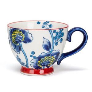 Abbott Collection - 12oz Stoneware Mug w Ornate Pattern